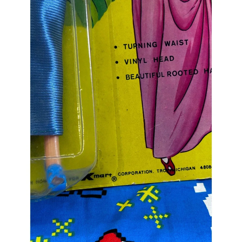 Vintage‎ Kmart Princess 11.5 inch Fashion Doll Blonde Long Hair Blue Outfit NIP